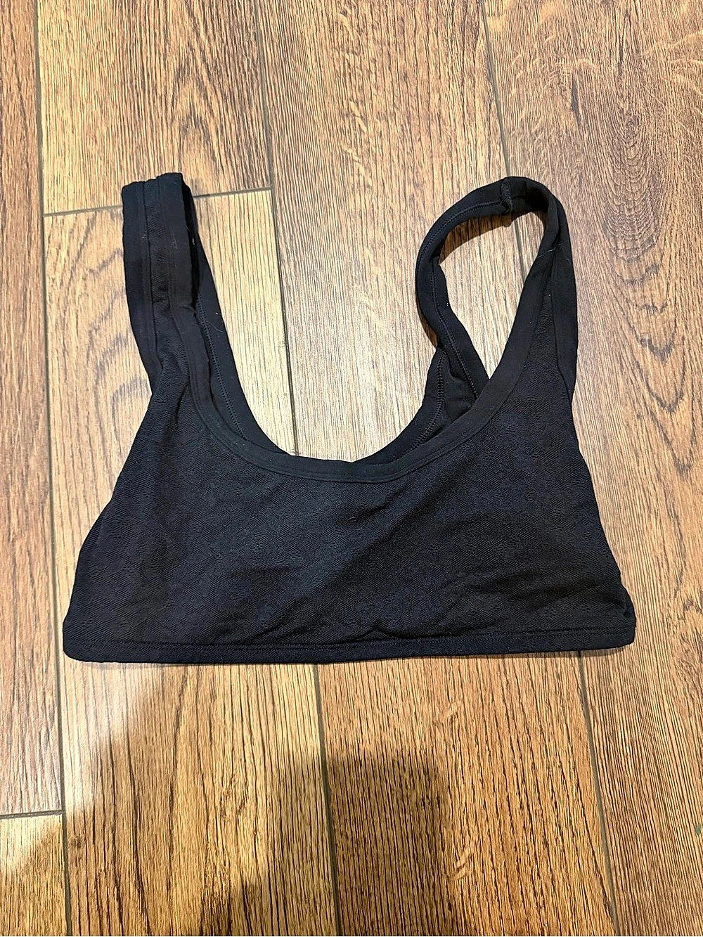 Offline by Aerie Real Me XTRA Classic Sports Bra Black Small